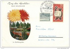 DAY OF THE DAHLIA IN DAHLIENGARTEN BAD NEUENAHR 1961