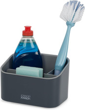 Image of Joseph Joseph Sinkstore Tiered Sink Tidy Caddy, Kitchen Sink Organiser, Non-Slip