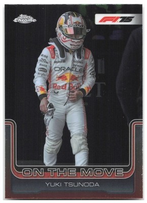 Yuki Tsunoda 2025 Topps Chrome Formula 1 184 NM