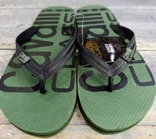 Infradito Ciabatte CAVALLI CLASS uomo 40/41 Verdi Mare Piscina Palestra 29€ List