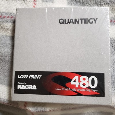 Quantegy Low Print 480 Nagra Approved 1/4''x 600' Mastering Audio Tape