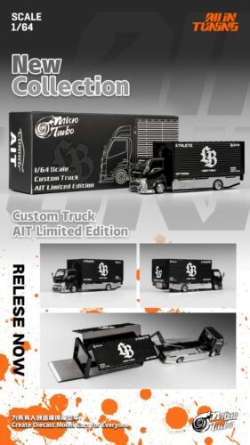 Micro Turbo Custom Box Truck LBWK Livery Liberty Walk 1/64