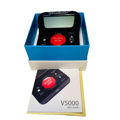 CPR V5000 Phone Call Blocker  All in One Landline Call Blocker  open box
