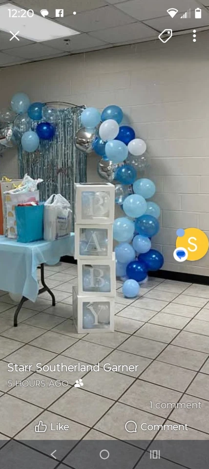 Baby Shower Decor , Blue , Sum Table Topper Say It's A Boy , 8 Games , Etc - Image 2 of 4
