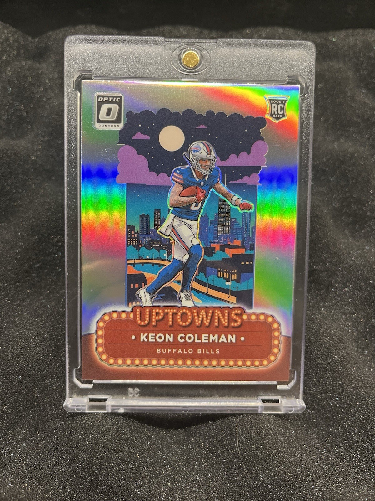 2024 Optic Uptowns Keon Coleman RC Rookie Insert Buffalo Bills SP Prizm Case Hit