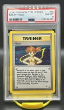 PSA 8 Misty Holo Trainer 18/132 | Vintage NM-MT Gym Heroes Pokémon Card WOTC on eBay