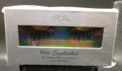 PUR ~ PRO Eyelashes ~ Bombshell, 1 Pair ~ 3D Cruelty Free Luxe Lashes ~ 30 Wears