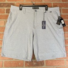 Travis Mathew Beck Performance Golf Chino Shorts Mens Size 40 Stretch Blue NWT