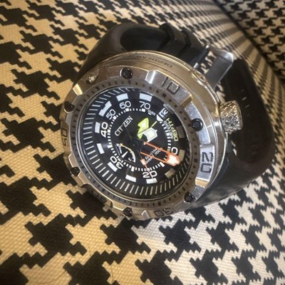 【HAMIRUTON 】PROMASTER AQUALAND Citizen Promaster J250-s092191 Japan Divers Aqualand Eco