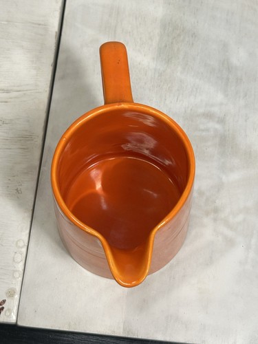 Vintage MCM Harlequin Fiesta Red 22oz Jug Pitcher USA 1938-1959 HLC. Gorgeous! - Picture 7 of 8