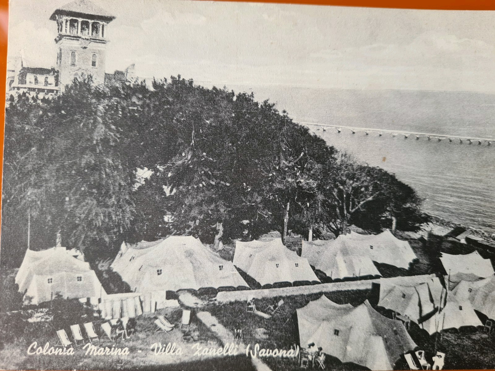 Savona - Colonia Marina, Villa Zanelli - viaggiata anni cinquanta