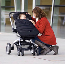 J.J. Cole Polar BundleMe 0-4years ; stroller  car seat cover black 