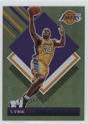 2024-25 Panini NBA Hoops Tribute Green 32/99 Shaquille O'Neal #296 HOF 04br