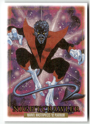 2024 Skybox Marvel Masterpieces '92 No. 62 Nightcrawler Canvas