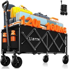 Leichter 120L Klappwagen mit Wasserfestem Design -  für Outdoor-Abenteuer