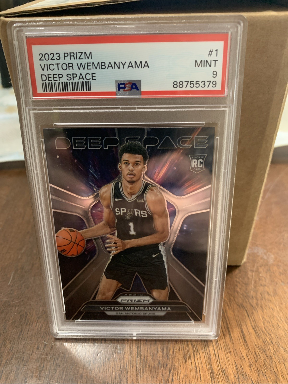 2023-24 Panini Prizm - Deep Space Victor Wembanyama #1 (RC)