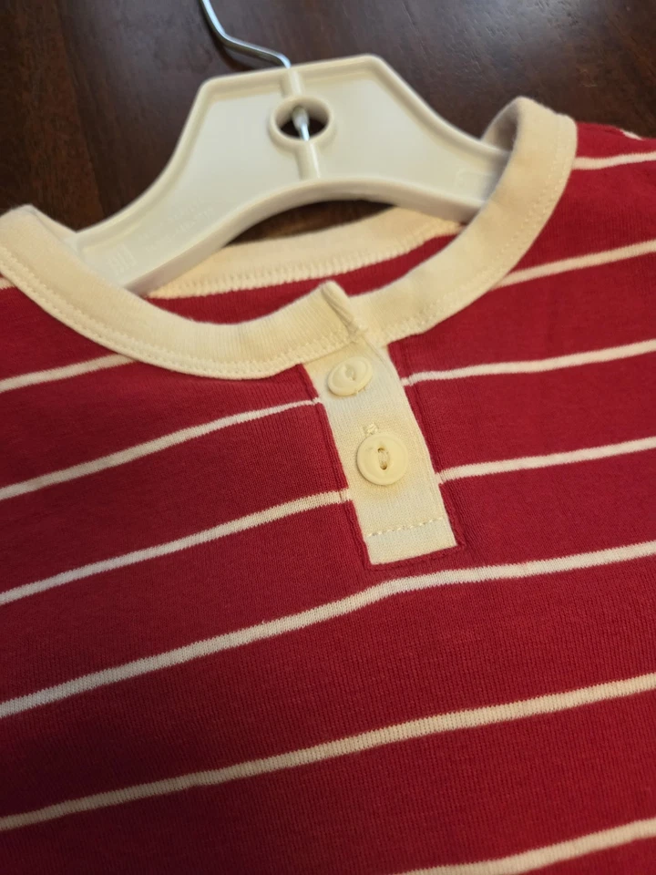 Gap Pajamas Red Stripe Size 6 - Image 2 of 4