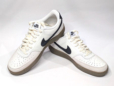 Nike Court Vision Low Sail/Black/Brown Men's Sneakers - Size 8.5 NWB FQ8075-133