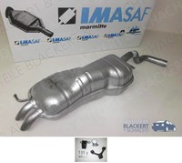 Imasaf ESD Auspuff Endtopf+Anbauteile für VW Golf 4 + Beetle 1.6 FSI + 1.8 + 2.0