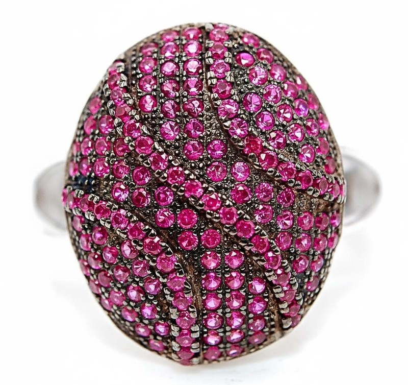 2CT Heat Treated Rubellite Tourmaline 925 Sterling Silver Ring Sz 6 MM3-6