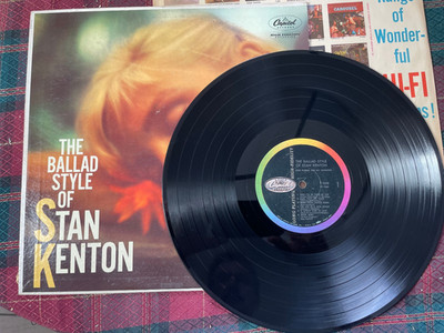 Stan Kenton   The Ballad Style Of Stan Kenton LP Vinyl 1958 JAZZ Big Band