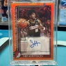 2025-26 Topps Flagship Scoot Henderson ON CARD AUTO /25 Orange Rainbow Foil