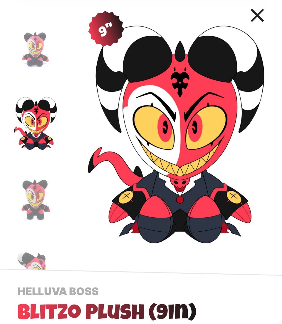 Youtooz * Helluva Boss * Blitzo * 9” Plush * NEW * In Hand | eBay