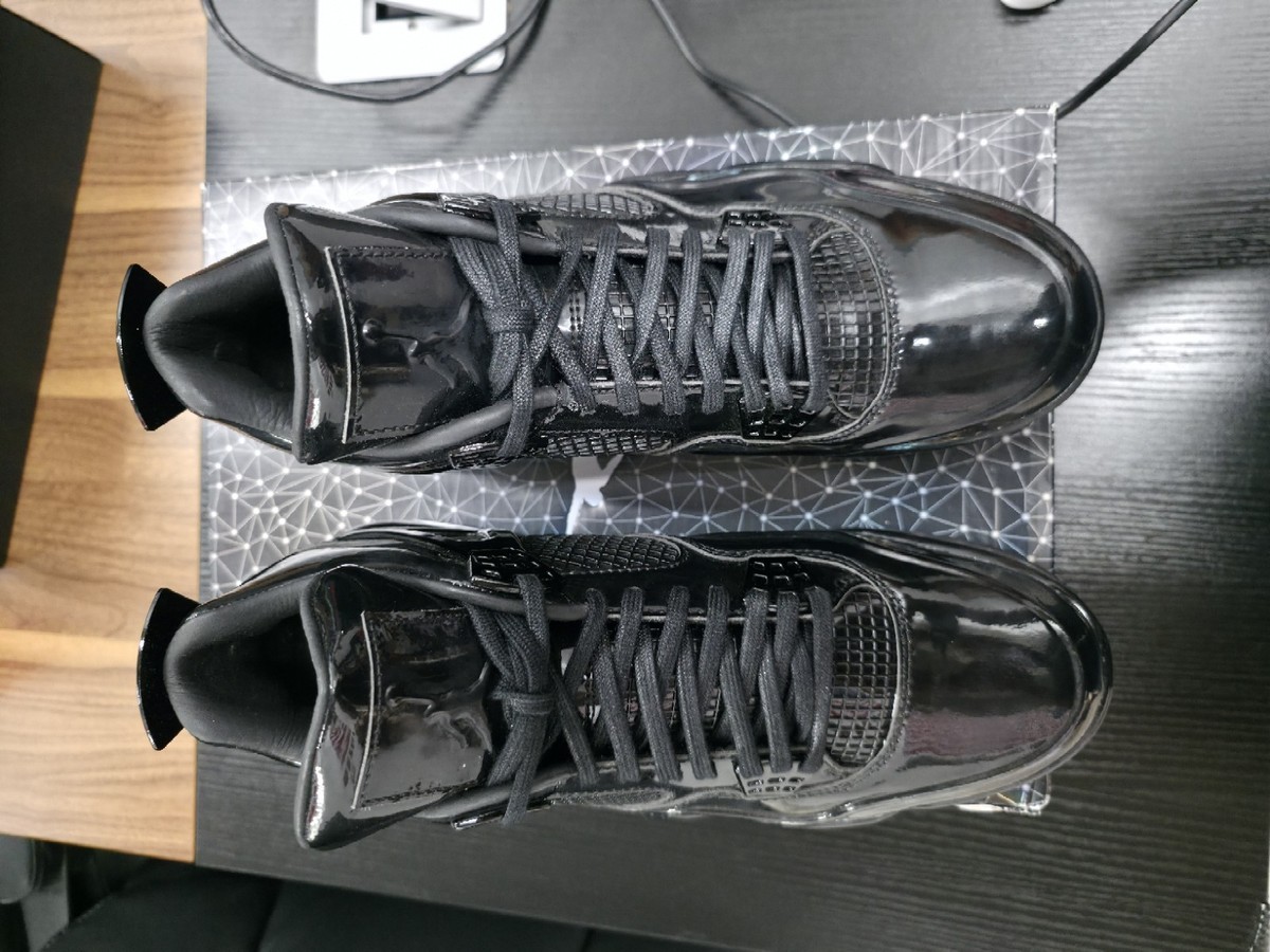Buy Size 10.5 - Air Jordan 4 Retro 11Lab4 - Black online | eBay display picture 3