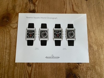 Catalog sheet  JAEGER-LE-COULTRE Ficha de catálogo - REVERSO SQUADRA CHRONOGRAPH