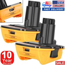2PACK 18V To 20V MAX DCA1820 Adapter Converter For DEWALT 20Volt Li-ion Battery