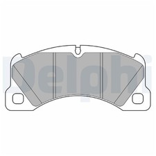 Satz Bremsbeläge Bremsklötze vorne für Porsche Cayenne 92A 9PA 9YA 9YB | 2435