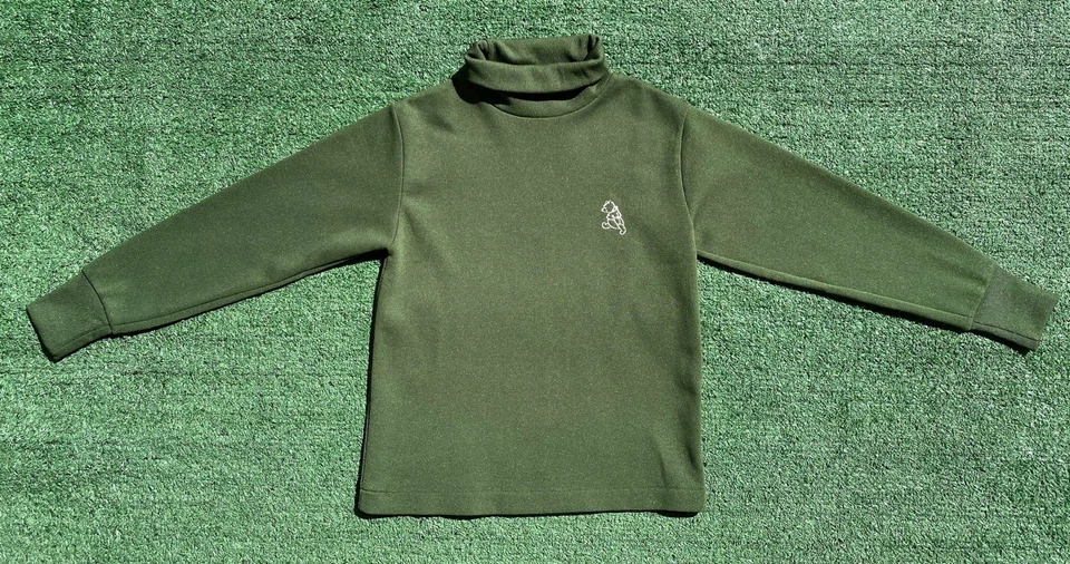 De colección Años 70 Sears Walt Disney Winnie The Pooh Verde Poliéster Cuello Alto Niño’s 3T Foto 2 de 4