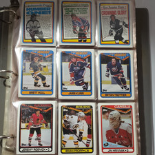 Topps 1989-90 NHL Hockey Cards Lot Gretzky, Hull, Kurri, Roenick, Trottier
