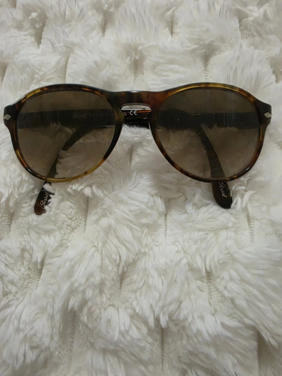 Persol 2931-S Rectangle Sunglasses Tortoise Acetate Brown Tinted 140mm