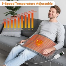 9 Levels Electric Heating Pad for Back Pain Cramps Relief Large Therapeutic Pad