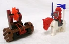 2005 LEGO Knights' Kingdom 8873 Fireball Catapult Built Set Loose Incomplete