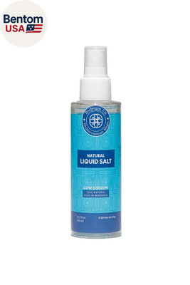 14.05 Oz  Natural Liquid Spring Salt - Pure & Unrefined, Low Sodium, 84 Essentia