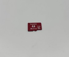 SanDisk Nintendo Switch 128GB Micro SD XC Red Toad Mushroom Memory Card