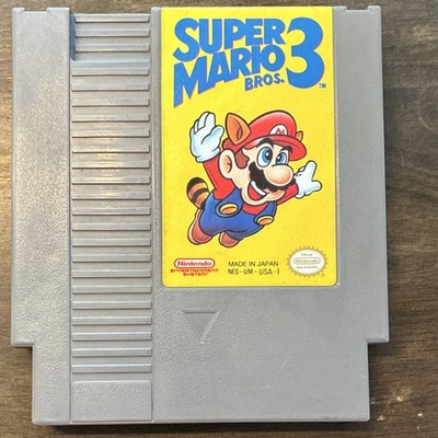 Nintendo Super Mario Bros. 3 NES Multiplayer Platformer Game Cartridge NTSC