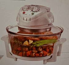 Magic Chef 3 Gallon EWGC12W3 1300 Watt Glass Bowl Convection Oven NEW OPEN BOX