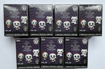 Funko Nightmare Before Christmas Mystery Minis x 7 - NEU & VERSIEGELT