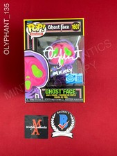 Timothy Olyphant signed Ghostface blacklight Funko Pop #1607 Scream Beckett COA