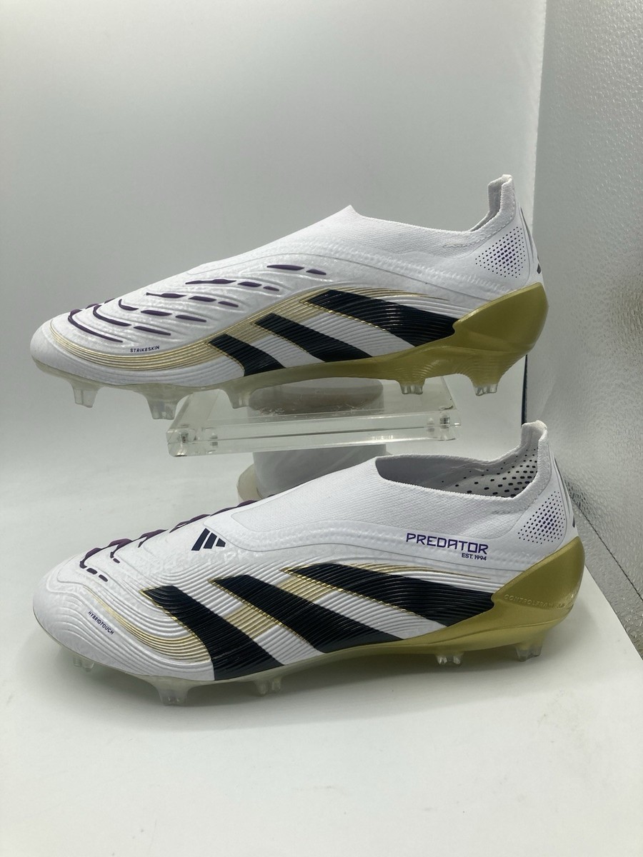 Adidas Predator Elite Laceless FG Soccer Cleats JI1079 Size 9 | eBay