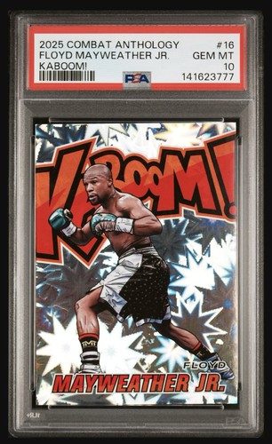 FLOYD MAYWEATHER JR. Kaboom! SSP 2025 Combat Anthology #16 PSA 10