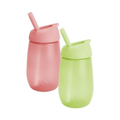 Munchkin Simple Clean Toddler Cup Set | Baby & Toddler Sippy Cups with Stra