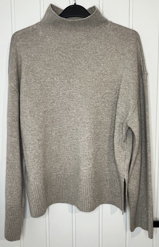 Marks and Spencer Autograph Cashmere Merino Wool Funnel Neck Jumper Large 16-18 - Picture 7 of 12