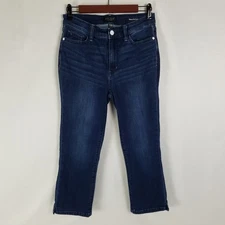 Judy Blue Jeans Womens Size 7 Blue Denim Skinny Fit Capri Dark Wash JB72120DK-CO