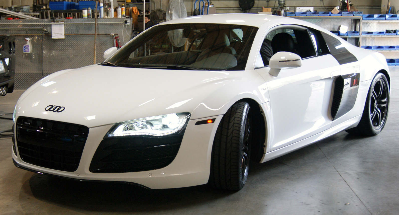 V10 CARBON FIBER SIDE BLADES FOR 2011 AUDI R8