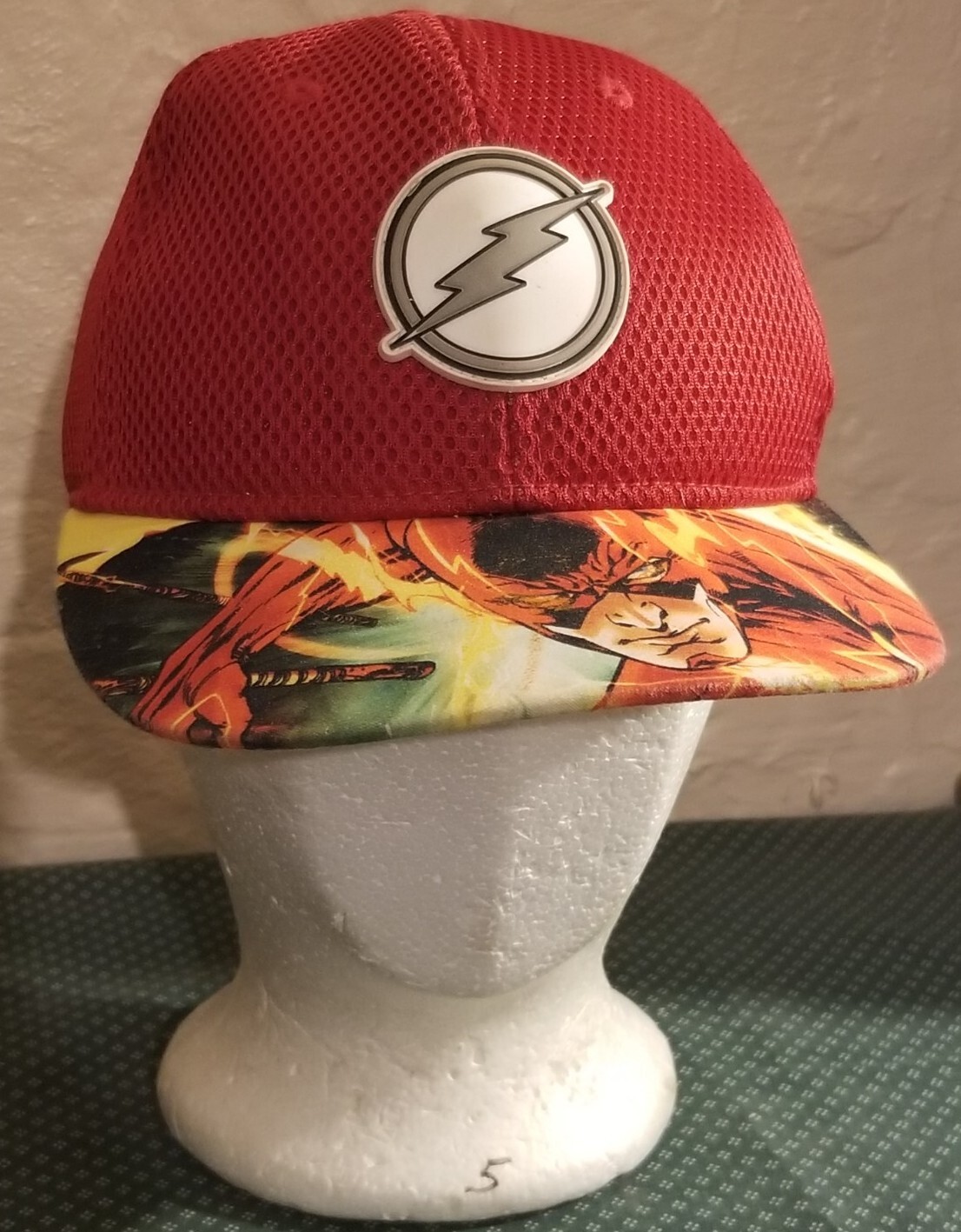 DC The Flash Snapback Adjustable Cap Hat Red - image 1