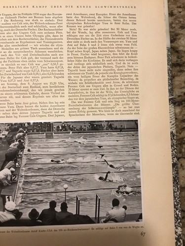 11. Olympiade Andenkenbuch 89 Jahre alt mit Schutzumschlag reich illustriert - Bild 7 von 14